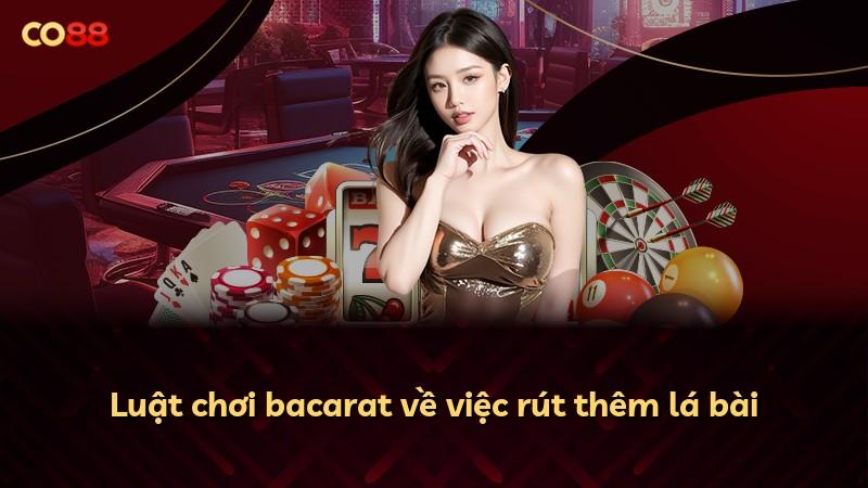 Luật chơi bacarat về việc rút thêm lá bài