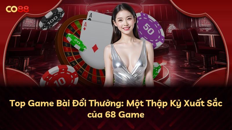 Top Game Bài Đổi Thưởng: Một Thập Kỷ Xuất Sắc của 68 Game